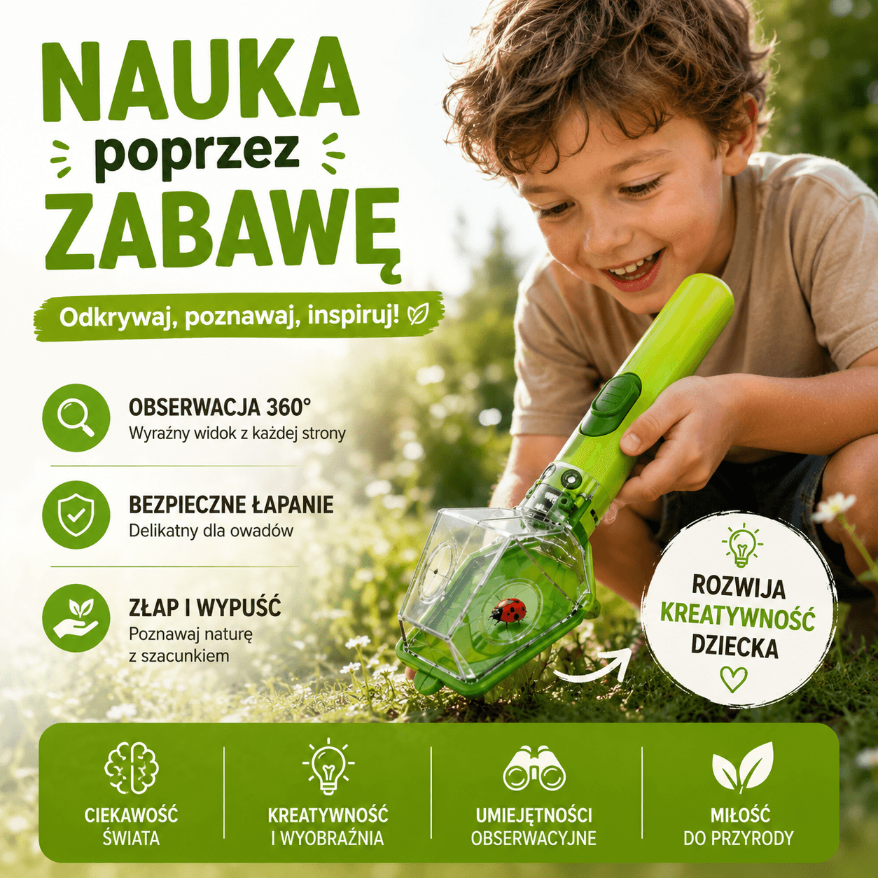 Łapek Owadów - Zobacz przyrodę z bliska